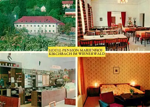 AK / Ansichtskarte Kirchbach_Niederoesterreich Hotel Pension Marienhof Kirchbach