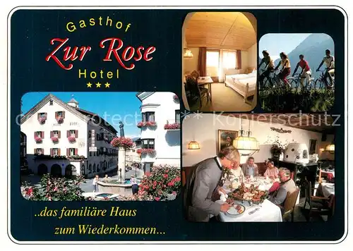 AK / Ansichtskarte Steinach_Tirol Gasthof Hotel Zur Rose Steinach Tirol