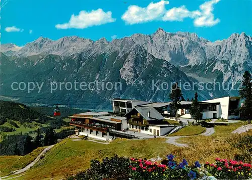 AK / Ansichtskarte Seefeld_Tirol Rosshuette Haermelekopfseilbahn  Seefeld Tirol