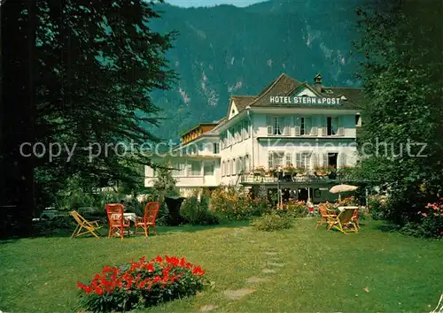 AK / Ansichtskarte Amsteg Hotel Stern und Post Amsteg