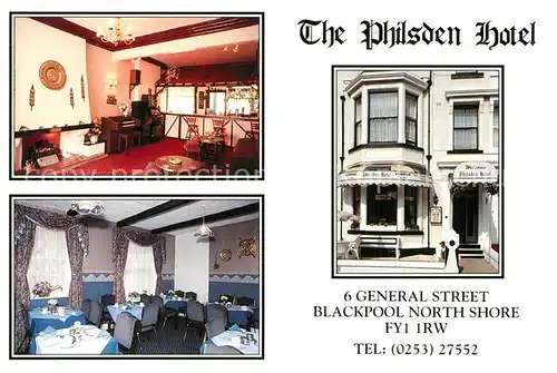 AK / Ansichtskarte Blackpool The Philsden Hotel Blackpool