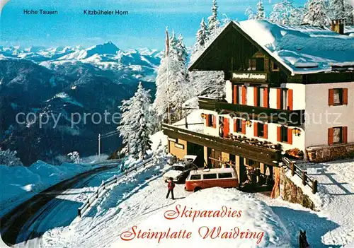 AK / Ansichtskarte Waidring_Tirol Skiparadies Steinplatte Winter Waidring Tirol