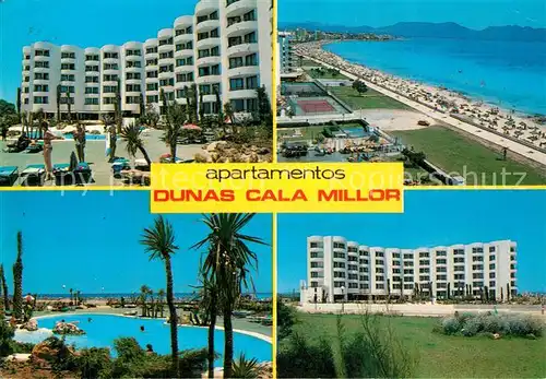 AK / Ansichtskarte Cala_Millor_Mallorca Apartamentos Dunas Cala_Millor_Mallorca