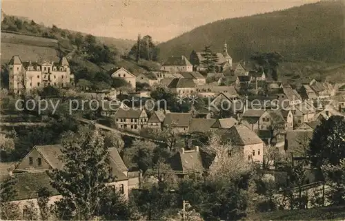 AK / Ansichtskarte Gottleuba Berggiesshuebel_Bad Stadtblick von der Heilstaette Gottleuba Berggiesshuebel