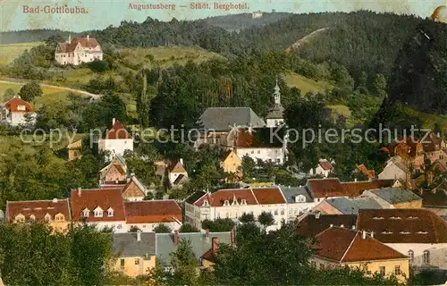 AK / Ansichtskarte Bad_Gottleuba Berggiesshuebel Augustusberg Staedt Berghotel Bad