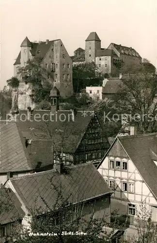 AK / Ansichtskarte Hohnstein_Saechsische_Schweiz Jugendburg Hohnstein Hohnstein_Saechsische