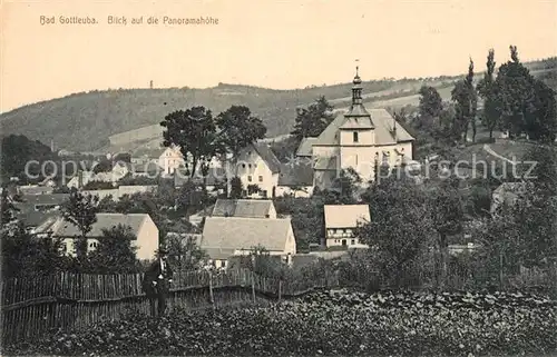 AK / Ansichtskarte Bad_Gottleuba Berggiesshuebel Blick auf die Panoramahoehe Bad