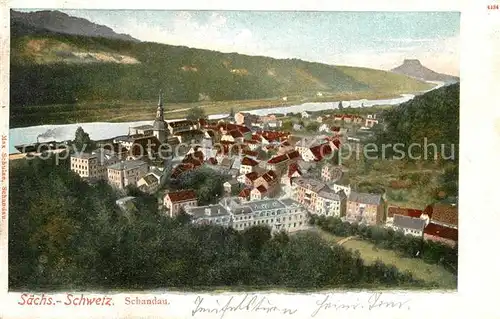 AK / Ansichtskarte Schandau_Bad Panorama Schandau_Bad