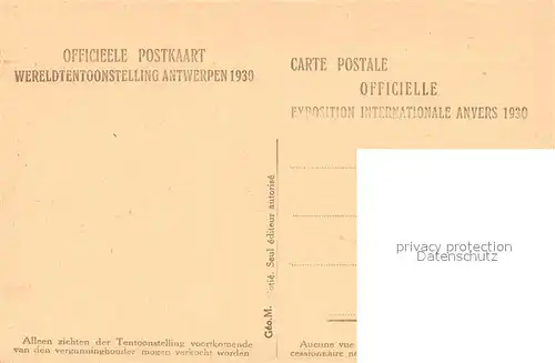 AK / Ansichtskarte Exposition_Internationale_Antwerpen_1930 Hoofdingang Exposition_Internationale