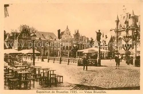 AK / Ansichtskarte Exposition_Internationale_Bruxelles_1935 Vieux Bruxelles 