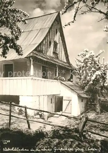 AK / Ansichtskarte Foto_Popp_Nr. 66 Weberh?uschen Grafschaft Glatz Schlesien Foto_Popp_Nr.