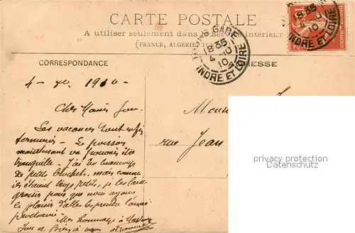 AK / Ansichtskarte Tours_Indre et Loire Ancien Balcom Tours Indre et Loire