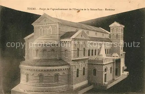 AK / Ansichtskarte Tours_Indre et Loire Oratoire de la Sante Face Modell Tours Indre et Loire