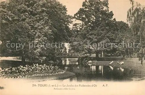 AK / Ansichtskarte Tours_Indre et Loire Jardin des Pr?bendes d`O Tours Indre et Loire