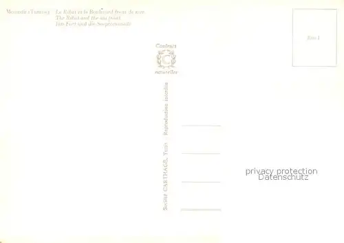 AK / Ansichtskarte Monastir Fliegeraufnahme Ribat et Boulevard Monastir