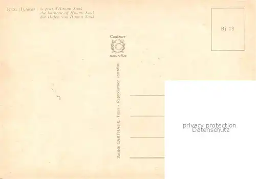 AK / Ansichtskarte Jerba Port d`Houmt Souk Jerba