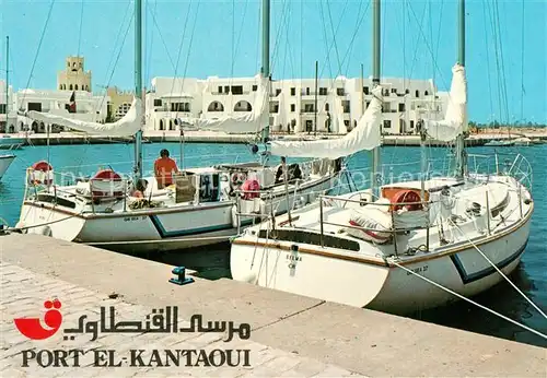 AK / Ansichtskarte Port_El Kantaoui Port Segelboote Port El Kantaoui