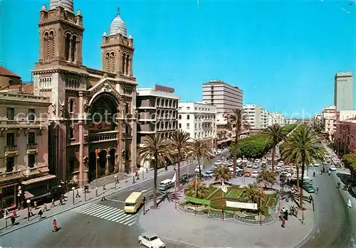AK / Ansichtskarte Tunis Av. Habib Bourguiba Tunis
