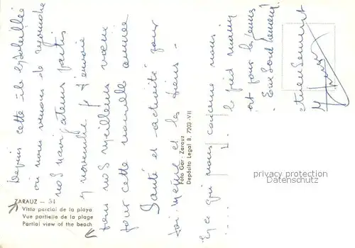 AK / Ansichtskarte Zarauz  Zarauz