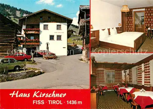 AK / Ansichtskarte Fiss_Tirol Gaestehaus Pension Haus Kirschner Fiss_Tirol