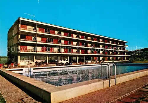 AK / Ansichtskarte Miramare_Olympia Beach Hotel Swimming Pool Miramare Olympia