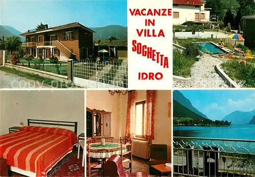 AK / Ansichtskarte Idro Villa Soghetta am See Idro