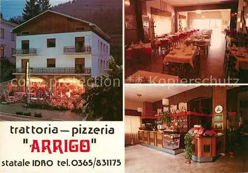 AK / Ansichtskarte Idro Trattoria Pizzeria Arrigo Ristorante Bar Idro