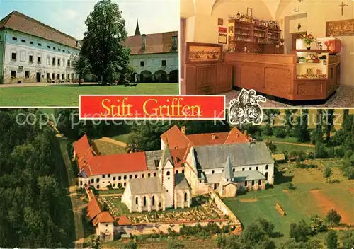 AK / Ansichtskarte Griffen Gasthaus Duller Stift Kloster Fliegeraufnahme Griffen