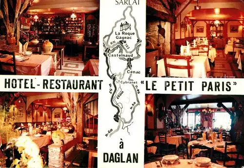 AK / Ansichtskarte Daglan Hotel Restaurant Le Petit Paris Daglan