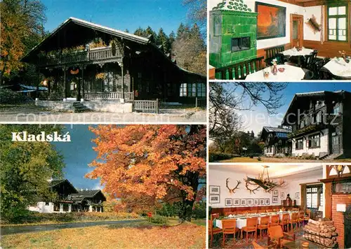 AK / Ansichtskarte Marianske_Lazne Restaurace U tetreva a hotel Garni Lovecky zamecek Marianske_Lazne