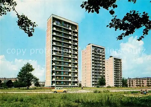 AK / Ansichtskarte Lodz Osiedle mieszkaniowe Nowe Rokicie Hochhaeuser Siedlung Lodz