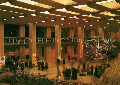 AK / Ansichtskarte Moscow_Moskva The Cosmos Hotel Main Foyer Moscow Moskva