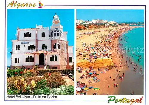 AK / Ansichtskarte Praia_da_Rocha Hotel Belavista Strand Algarve Praia_da_Rocha