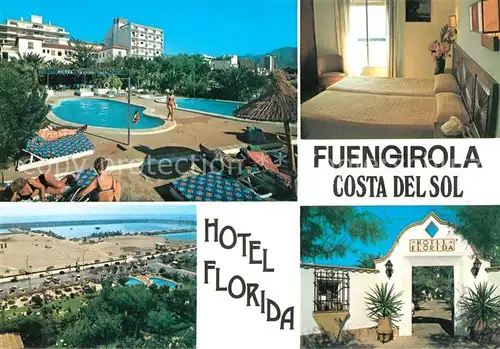 AK / Ansichtskarte Fuengirola Hotel Florida Doppelzimmer Swimming Pool Fuengirola