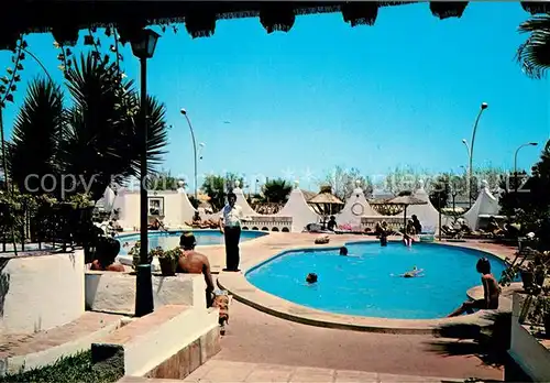 AK / Ansichtskarte Fuengirola Hotel Florida Piscina y vista parcial Fuengirola