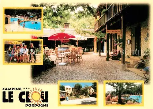 AK / Ansichtskarte Le_Coux et Bigaroque Camping Le Clou Piscine Restaurant 