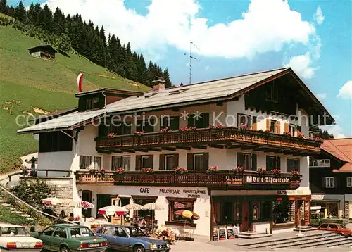 AK / Ansichtskarte Mittelberg_Kleinwalsertal Cafe Imbiss Milchbar Alpenstueble Mittelberg_Kleinwalsertal