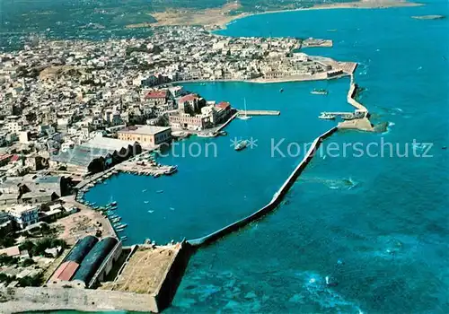 AK / Ansichtskarte Chania_Insel_Kreta Fliegeraufnahme Chania_Insel_Kreta