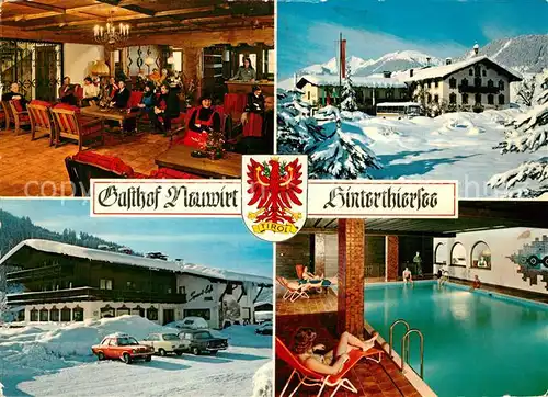 AK / Ansichtskarte Hinterthiersee Gasthof Neuwirt Berghotel Thaler Hinterthiersee