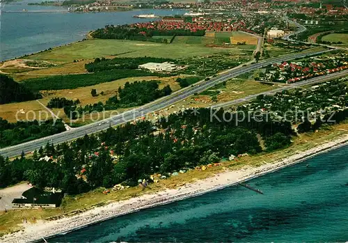 AK / Ansichtskarte Nyborg Fliegeraufnahme Campingplatz Nyborg