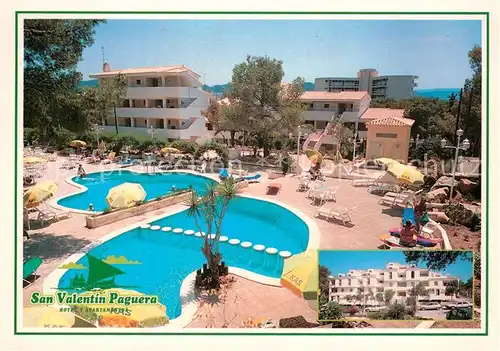 AK / Ansichtskarte Paguera_Mallorca_Islas_Baleares San Valentin Hotel Apartamentos Paguera_Mallorca