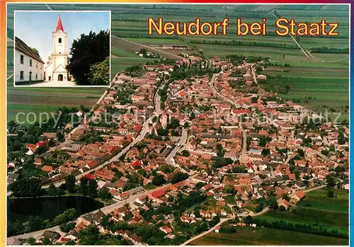AK / Ansichtskarte Neudorf_Staatz Fliegeraufnahme Neudorf_Staatz