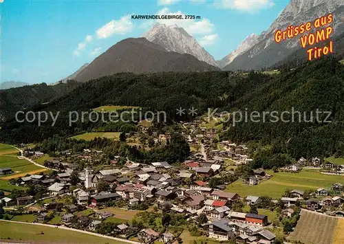 AK / Ansichtskarte Vomp_Tirol Fliegeraufnahme Vomp_Tirol