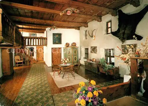 AK / Ansichtskarte Scuol_Tarasp_Vulpera Romantik Hotel Guardaval Antike Dile  Scuol_Tarasp_Vulpera