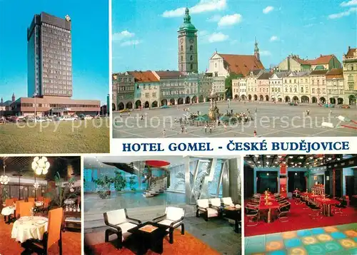 AK / Ansichtskarte Ceske_Budejovice Hotel Gomel Ceske Budejovice