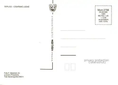 AK / Ansichtskarte Teplice Cisarske Lazne Teplice