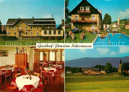 AK / Ansichtskarte St_Stefan_Gailtal Gasthof Pension Schermann St_Stefan_Gailtal