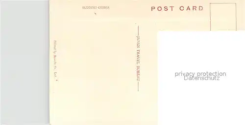 AK / Ansichtskarte Japan Budding Geisha Japan