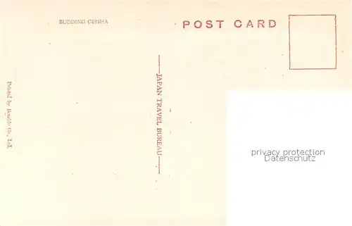 AK / Ansichtskarte Japan Budding Geisha Japan