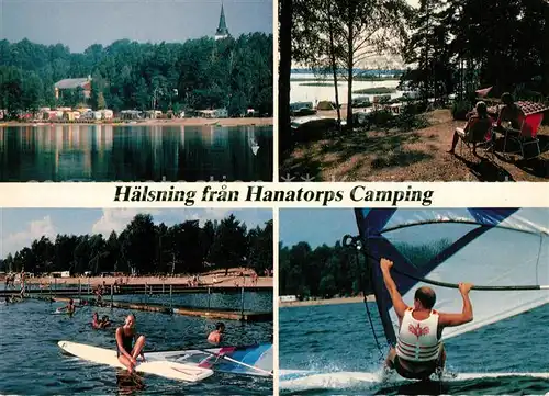 AK / Ansichtskarte Haelsning Hanatorps Camping Haelsning